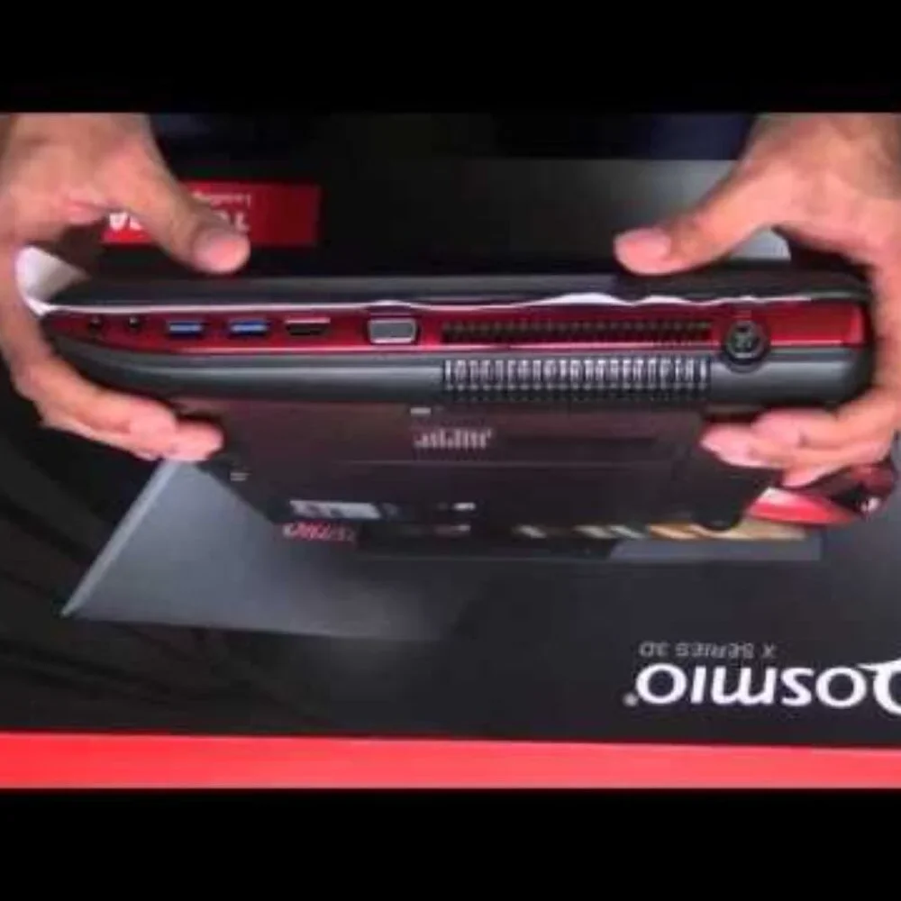 Toshiba Qosmio laptop.